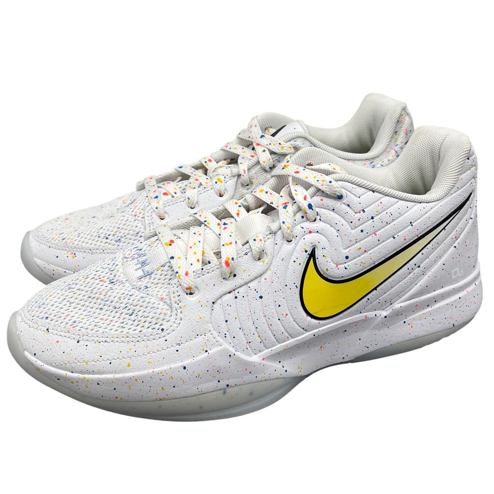 Nike Ja 1 Day One Basketball Shoes Mens 10.5 Speckle Crayon IF1606-100 Sport